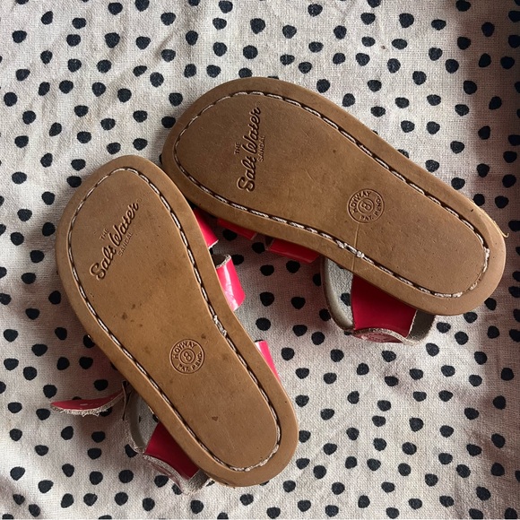 PINK PATENT LEATER SANDALS | SALT-WATER BY HOY - Picture 5 of 6